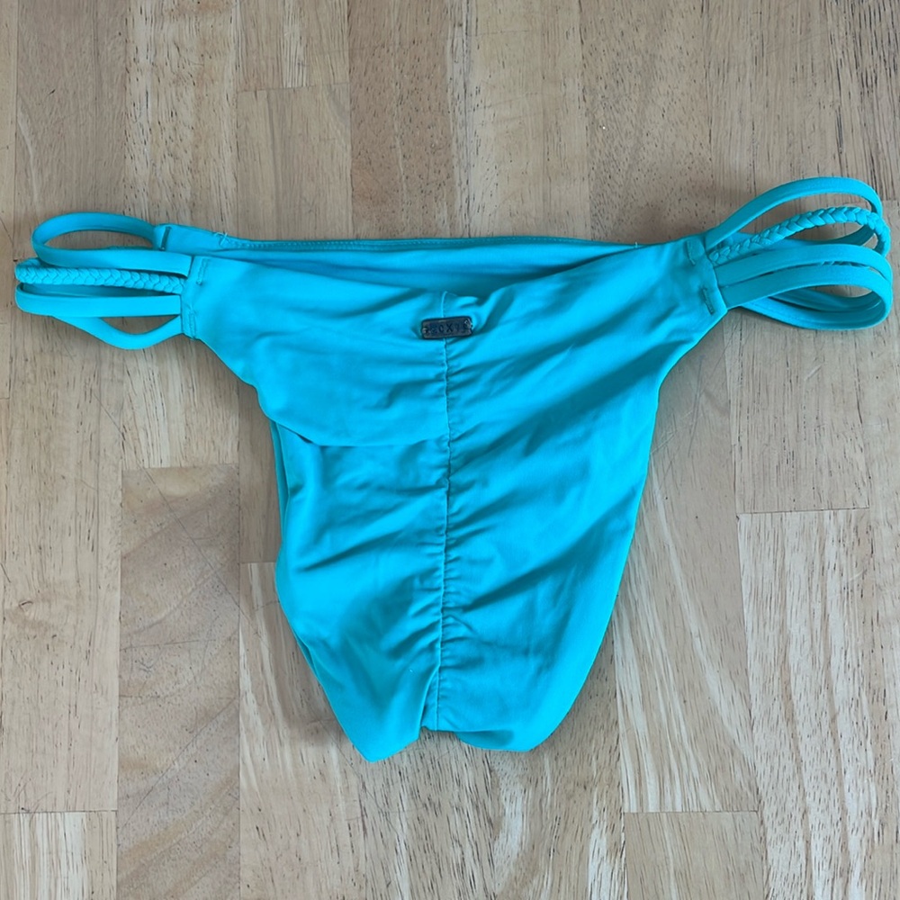 Teal Roxy bikini bottom